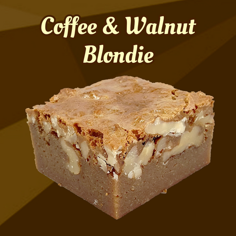 Coffee and Walnut Blondie By Post