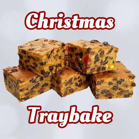 Christmas fruit cake traybake 